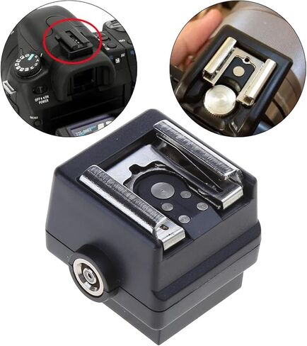 Hot Shoe Converter Camera Adapter Accessories Adapter Converter for Camera Lightweight and Portable Design in Kuwait