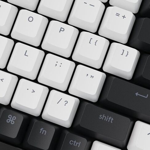 Keychron K2 75٪ تخطيط 84 مفتاحًا لوحة مفاتيح ميكانيكية سلكية لاسلكية / USB قابلة للتبديل السريع مع مفتاح أحمر فائق / أغطية مفاتيح مزدوجة اللقطة / إضاءة خلفية RGB / إطار من الألومنيوم لنظام التشغيل Mac Windows الإصدار 2 in Saudi Arabia