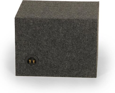 Q Power QBASS مزدوج التهوية مقاس 12 بوصة مصنوع من مادة MDF شديدة التحمل، صندوق مضخم صوت سيارة واحد مع فتحتين لإدارة الحرارة، فحمي (عبوتان) in Saudi Arabia