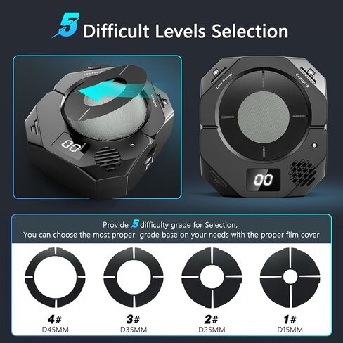 نظام التدريب على الحرائق الجافة من سوانباو، هدف إلكتروني متوافق مع خرطوشة التدريب 9 مم/380ACP/45ACP/أكثر، 5 درجات صعوبة، تعليقات صوت/فلاش in Kuwait