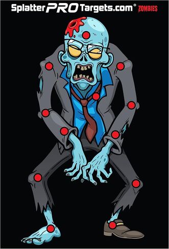 أهداف زومبي سبلاتر، 12×18. انفجرت الطلقات مع بقع ساطعة عند الاصطدام. شاهد على الفور نجاحاتك وأخطائك! in Kuwait