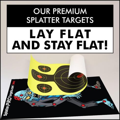 أهداف زومبي سبلاتر، 12×18. انفجرت الطلقات مع بقع ساطعة عند الاصطدام. شاهد على الفور نجاحاتك وأخطائك! in Kuwait