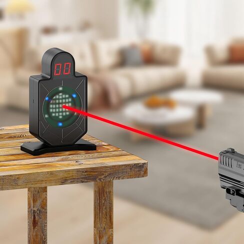 2 Pcs Dry Fire Portable Laser Trainer Target Laser Training System for Reactive Laser Shooting and Dry Fire Shooting Practice(Included: AAA Battery) in Saudi Arabia
