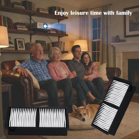 فلتر هواء جهاز العرض ELPAF39 لـ Epson V13H134A39 PowerLite Home Cinema 3500 3800 4010 5040UB 5050UB 5040UBe 5050UBe 3200 3000 3700 4030 5020UB 5030UB 5030UBe - للاستخدام الداخلي والخارجي in Saudi Arabia