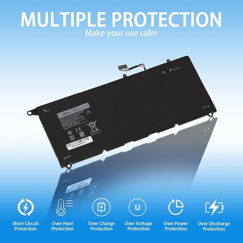 استبدال بطارية الكمبيوتر المحمول 60WH PW23Y لسلسلة Dell XPS 13 9360 13-9360-D1605G 13-9360-D1605T 13-9360-D1609 13-9360-D1609G 13-9360-D1705G 13-9360-D1805T ف/ن PW23Y TP1GT 0TP1GT RNP72 0RNP72 in Kuwait