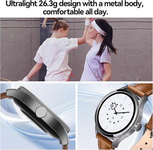 ساعة ذكية للنساء والرجال (الرد/إجراء المكالمات)، ساعة لياقة بدنية عالية الدقة مقاس 1.27 بوصة تعمل باللمس مع مراقب معدل ضربات القلب أثناء النوم، أكثر من 120 وضعًا رياضيًا، أجهزة تتبع الأنشطة المقاومة للماء IP68 المتوافقة مع نظام Android iOS in Kuwait