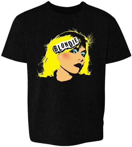 تي شيرت Pop Threads Blondie Pop Art Portrait Music Retro Rock Art 80s للأطفال الصغار والأطفال والبنات والصبيان in Kuwait