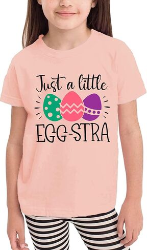 Easter Shirt Toddler Boys Girls Funny Bunny Graphic Tee Kids Easter Rabbit Short Sleeve Gift Peeps Tops in Saudi Arabia