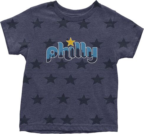 Skyline Philly Philadelphia Toddler T-Shirt, Soft Cotton in Saudi Arabia