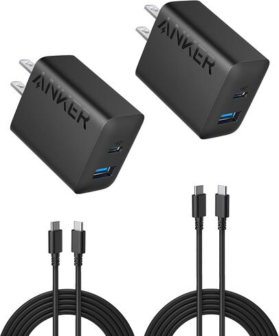 شاحن Anker 2-Pack USB C وبنك الطاقة Anker Nano in Kuwait