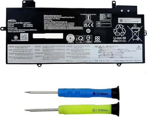 L20M4P71 L20C4P71 57Wh Laptop Battery Replacement for Lenovo ThinkPad X1 Carbon 9th 10th 11th Gen X1 Yoga 6th 7th 8th Gen series L20D4P71 L20L4P71SB10T83216 5B10W13973 SB10T83217 Type 20XW 20XX in Saudi Arabia