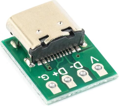 20pcs USB Female Type C Breakout Board Connector Converter PCB 3.1 for DIY Data Transfer Serial Cable Wire in Saudi Arabia