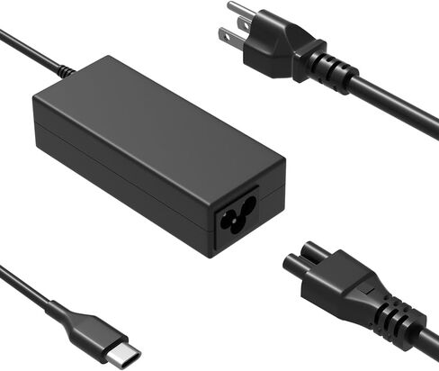 شاحن USB-C بقدرة 45 وات متوافق مع Lenovo IdeaPad/IP/Flex/Slim/Duet 3 5 5G Chromebook CB-11AST05 CB-14IGL05 CB-11IGL05 CB-11M735 Chrome-14M836 14APO6 15IJL6 Duet 3 10IGL5 11IAN8 in Saudi Arabia