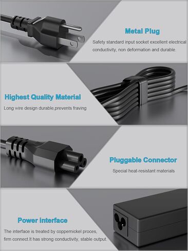 شاحن USB-C بقدرة 45 وات متوافق مع Lenovo IdeaPad/IP/Flex/Slim/Duet 3 5 5G Chromebook CB-11AST05 CB-14IGL05 CB-11IGL05 CB-11M735 Chrome-14M836 14APO6 15IJL6 Duet 3 10IGL5 11IAN8 in Saudi Arabia