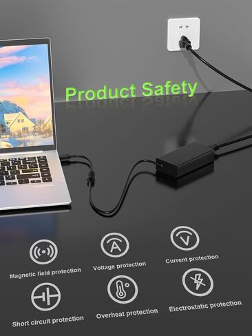 شاحن USB-C بقوة 100 وات 95 وات متوافق مع Lenovo Legion Go S Yoga Pro/Slim 7 9 IdeaPad Pro/Slim 5 7 9 ThinkBook 14 16 14p ThinkPad P16s T16 T15 E16 E14 L15 in Kuwait