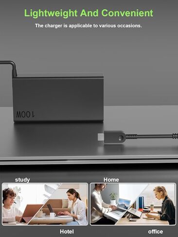 شاحن USB-C بقوة 100 وات 95 وات متوافق مع Lenovo Legion Go S Yoga Pro/Slim 7 9 IdeaPad Pro/Slim 5 7 9 ThinkBook 14 16 14p ThinkPad P16s T16 T15 E16 E14 L15 in Kuwait