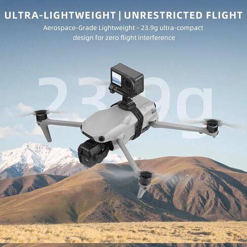 ciciglow Camera Expansion Mount Bracket, Camera Expansion Drone Mount Bracket with 1/4 Thread Hole Adapter Compatible with for Air 3S, Air 3, fit for 3 in Saudi Arabia