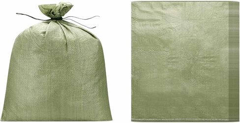 PATIKIL Heavy Duty Sand Bags, (46.5"x57.1", Gray) (5 Pcs), Empty Sandbags Woven Polypropylene Sandbags Sand Bags Suit for - Flooding Weight Construction Earth Bag Homes in Saudi Arabia