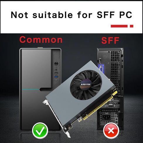 بطاقة رسومات GT 730 سعة 4 جيجابايت GDDR3 GPU 4X HDMI، 4 إعدادات عرض مستقلة متعددة الشاشات، بطاقة فيديو DDR3 64 بت للكمبيوتر الشخصي ITX فتحة واحدة PCI Express in Kuwait