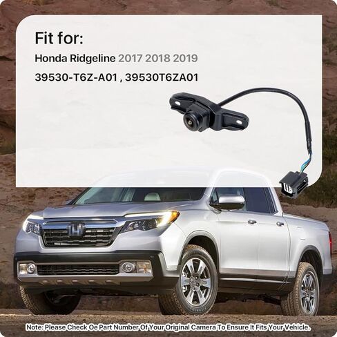 39530-T6Z-A01 استبدال كاميرا الرؤية الخلفية لهوندا ريدجلاين 2017 2018 2019، كاميرا احتياطية OE تحل محل 39530T6ZA01 بواسطة GreenYi in Kuwait