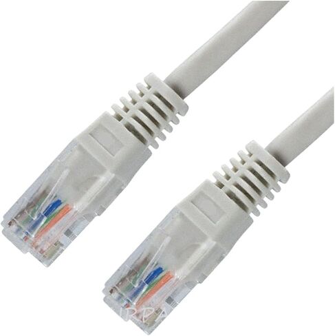 100ft Bare Copper CAT5e Ethernet Network LAN Patch Cable Cord Wire RJ45 Gray Versatile Universal Cord Durable Reliable Replacement Part Home Appliance Upgrade Maintenance Component in Saudi Arabia