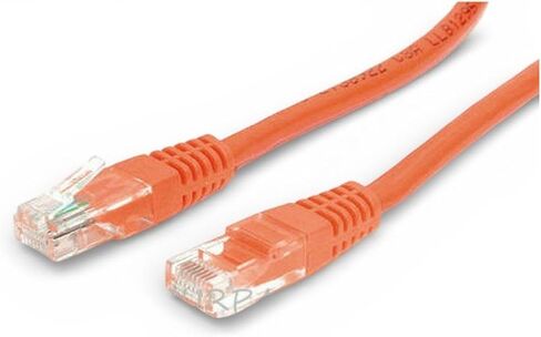 25ft CAT5e إيثرنت شبكة LAN راوتر تصحيح كابل الحبل سلك 350 ميجا هرتز RJ45 برتقالي متعدد الاستخدامات سلك عالمي متين يمكن الاعتماد عليه استبدال جزء الأجهزة المنزلية ترقية مكون الصيانة in Saudi Arabia
