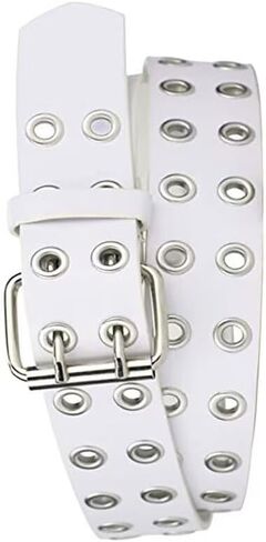Trendy and Edgy Single - Piece Belt with Eye - Catching Metal Ring Detailing and Sturdy Buckle in Saudi Arabia