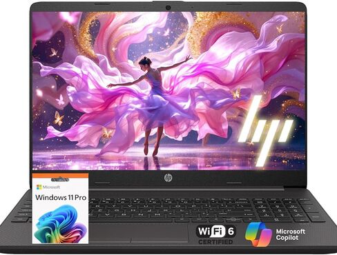 كمبيوتر محمول HP للأعمال الجديد مقاس 15.6 بوصة FHD (إصدار 2026)، أحدث الجيل الثالث عشر Intel Core i3-1315U (Beats i7-1250U، حتى 4.5 جيجاهرتز)، ذاكرة الوصول العشوائي 12 جيجابايت، 256 جيجابايت SSD، Office 365 للويب، Win 11 Pro، منفذ Ethernet، WOWPC USB in Kuwait