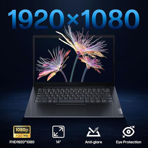 Lenovo V14 G4 Business Laptop, 14" FHD Anti-Glare, Intel Core i7-13620H, 40GB RAM, 1TB SSD, Privacy Shutter Webcam, Windows 11 Pro, Includes Accessory Kit & Office Lifetime, Thin & Portable, Black in Saudi Arabia