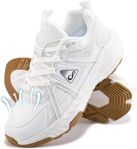 Comfortable Walking Shoes for Women: Lightweight Non Slip Cushioned Footwear - 8-Hour All Day Comfort Work Sneakers in Saudi Arabia