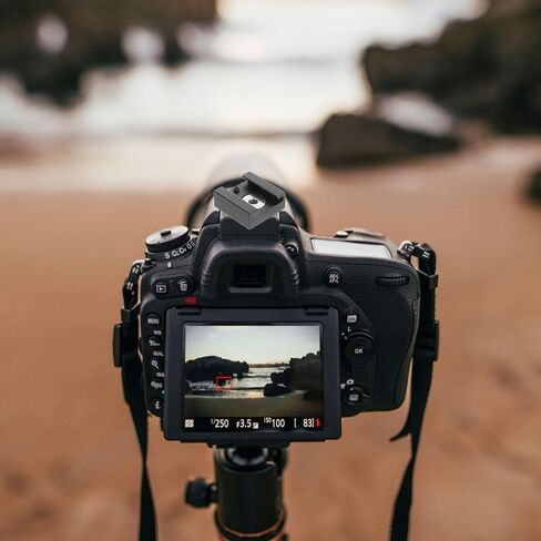 محول دعامة للأحذية الساخنة مقاس 1/4 بوصة مع برغي، حامل معدني للكاميرا الساخنة لكاميرات DSLR، وإضاءة LED، وإكسسوارات الفلاش، قطعتان من حوامل التوسيع السوداء لجهاز التصوير الفوتوغرافي in Saudi Arabia