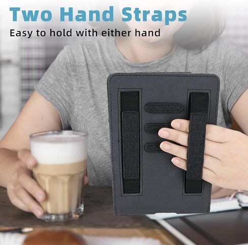 Flip Case for 6.8" Kindle Paperwhite 11th Generation 2021 and Kindle Paperwhite Signature Edition, Stand Cover with Auto Wake/Sleep, Hand Straps in Saudi Arabia