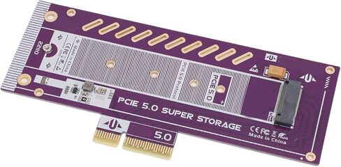 بطاقة محول Gugxiom PCIe 5.0 X4 X8 X16 إلى M.2 NVMe، بطاقة توسيع SSD لـ 22110 2280 2260 2242 2230 in Kuwait