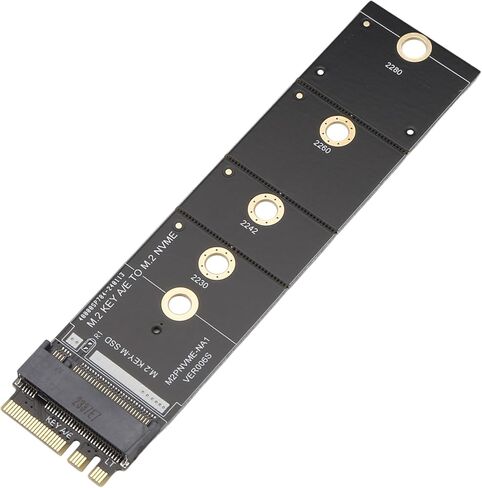 فتحة مفتاح M.2 A+E إلى بطاقة محول M.2 NVME NGFF إلى بطاقة توسيع Key-M NVMe PCI Express SSD محول توسيع المنفذ in Saudi Arabia