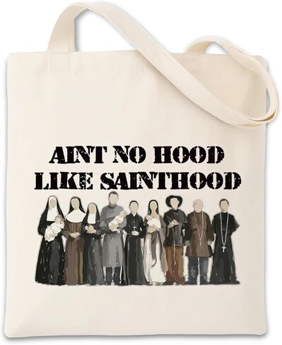 Geondos Christian Psalm 23:1-2 Canvas Tote Bag, The Lord Is My Shepherd Bible Verse Totes, Christian Reusable Shopping Bags, Shoulder Bags for Casual Vacation Shopping Work in Saudi Arabia