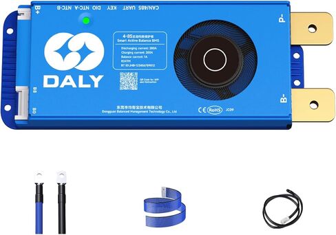 DALY Smart Active Balance BMS 250A 12V-24V 4S-8S Built-in Bluetooth with RS485 CAN PCB Battery Protection Board for Li-ion LifePO4 LTO Battery Pack in Saudi Arabia