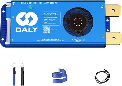 DALY Smart Active Balance BMS 250A 12V-24V 4S-8S Built-in Bluetooth with RS485 CAN PCB Battery Protection Board for Li-ion LifePO4 LTO Battery Pack in Kuwait