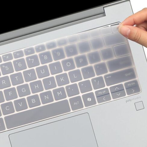 Keyboard Cover for HP EliteBook 640 645 G11 14" & HP EliteBook 1040 G11 14" Keyboard Ultra Thin Silicone Keyboard Protective Accessories Cover Skin-Clear in Saudi Arabia