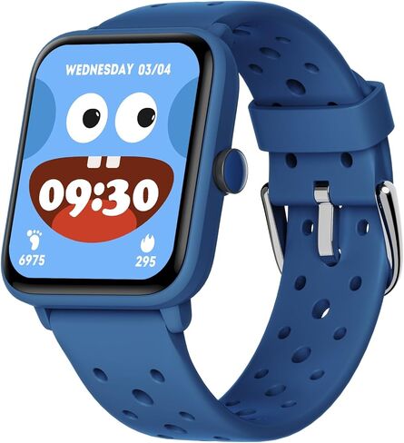 BIGGERFIVE Smart Watch for Kids Without APP, Fitness Tracker Watch Pedometer, Heart Rate, 5ATM Waterproof, Sleep Monitor, Calorie Step Counter, Games, Alarm Clock for Girls 5-14, Porous Lilac in Saudi Arabia