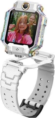 imoo Watch Phone X10 4G Kids Smart Watch with GPS Tracker & Dual Flip Cameras – IP68 Waterproof Smartwatch Phone for Kids Video Call, SOS, School Mode, and Mood Monitoring-Pink in Saudi Arabia