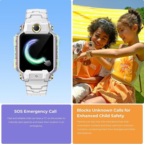 imoo Watch Phone X10 4G Kids Smart Watch with GPS Tracker & Dual Flip Cameras – IP68 Waterproof Smartwatch Phone for Kids Video Call, SOS, School Mode, and Mood Monitoring-Pink in Saudi Arabia