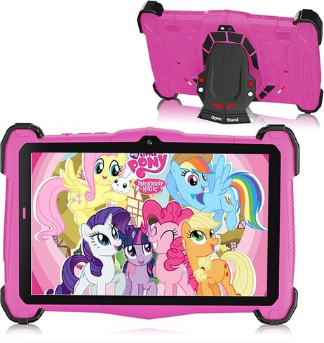 Fivahiva Kids Tablet 7 inch, Android 15 Tablet for Kids, Octa-Core, 10GB RAM +64GB ROM 512GB Expand, Dual Camera, Parental Control, Pre-Installed iWawa Great Gift for Toddler (Pink) in Saudi Arabia