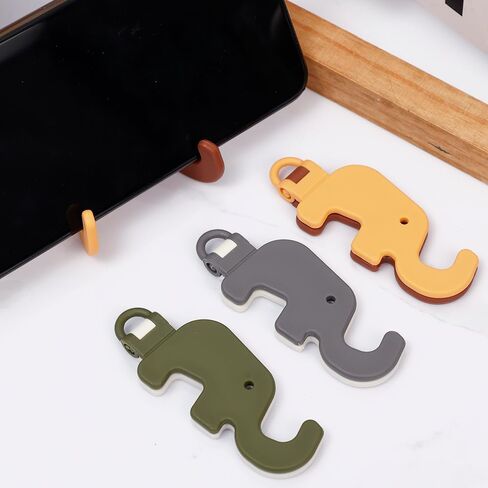 Cute Cartoon Phone Holder Desktop Tablet Stand Mount Keychain Pendant Portable Mini Kickstand Holders in Saudi Arabia