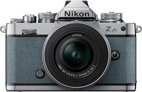 كاميرا Nikon Z fc بدون مرآة مع عدسة Z DX مقاس 16-50 مم f/3.5-6.3 VR (أزرق طباشيري) in Saudi Arabia