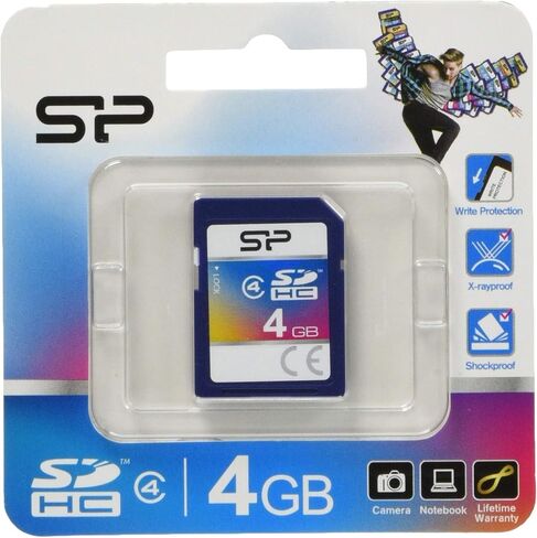 بطاقة ذاكرة Silicon Power 4GB فئة 4 SDHC in Kuwait