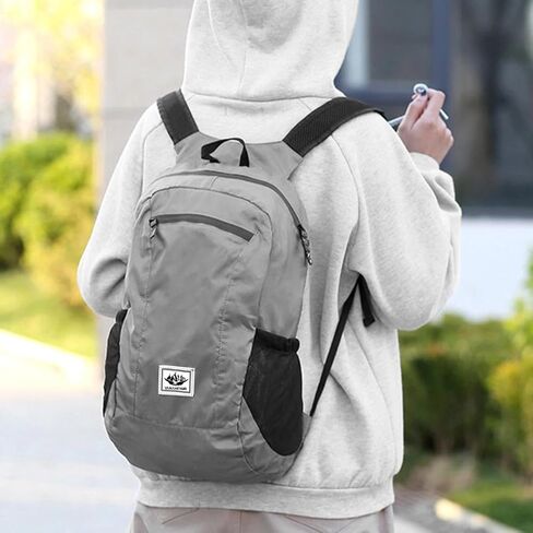 1Pc Hiking Backpack, Ultralight Foldable Sports Storage Backpack, Suitable For Outdoor Cycling Camping Picnic in Saudi Arabia