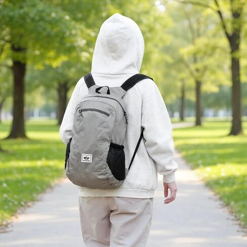 1Pc Hiking Backpack, Ultralight Foldable Sports Storage Backpack, Suitable For Outdoor Cycling Camping Picnic in Saudi Arabia