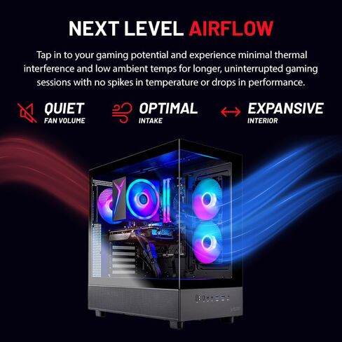 Skytech Gaming Azure 3 Gaming PC, Intel i5 14400F 2.5GHz, NVIDIA RTX 5050 8GB, 1TB NVMe SSD, 16GB DDR5 RAM 6000, 650W Gold PSU, Wi-Fi, Win 11, Desktop in Saudi Arabia