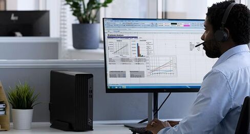كمبيوتر HP ProDesk 600 G6 Microtower Desktop Computer MT PC، Intel six-Core i5-10500، 256GB SSD، 16GB RAM، يتضمن لوحة مفاتيح، ماوس، Wi-Fi، Bluetooth، Windows 11 Pro كامل الحجم Tower Business Desktop (متجدد) in Saudi Arabia