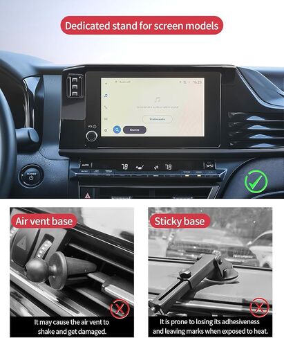 حامل هاتف السيارة لسيارة Toyota Camry LE/SE لعام 2025-2026، مشبك ثابت للشاشة مقاس 8 بوصات، دعامة ملاحة لملحقات السيارات، حامل للهاتف المحمول للديكور الداخلي، دوران 360 درجة in Kuwait